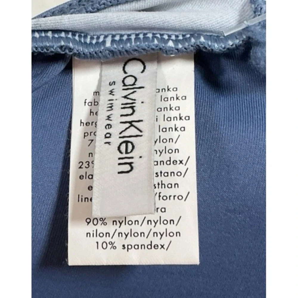 NWT Calvin Klein Swimsuit Tankini Bikini 3pc Set Sz Medium Top, Bottom, Skirt